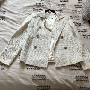White pea coat